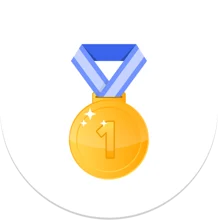 Icono de medalla de oro para grupo de soporte